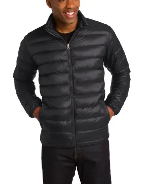 Men's Full-Zip Lightweight Water-Resistant Down Jacket