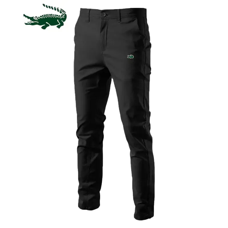 Men's Solid Colour Slim Fit Trousers