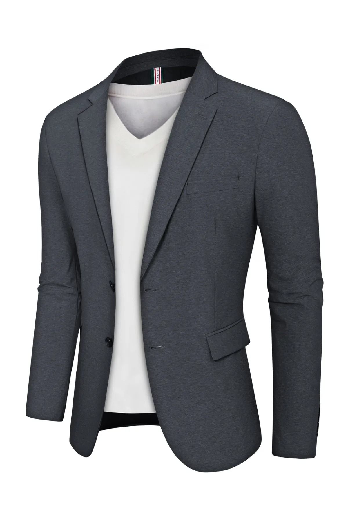 Men's Stretch Blazer Casual Suit Jackets Wrinlke Free Lightweight Sport Coats