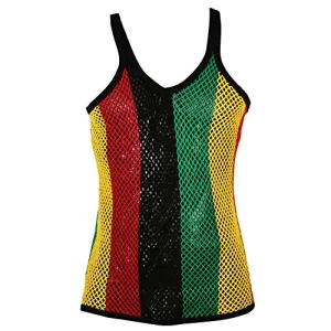 Mens String Mesh Vest Fitted 100% Cotton