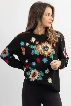 MESILLA EMBROIDERED PULLOVER