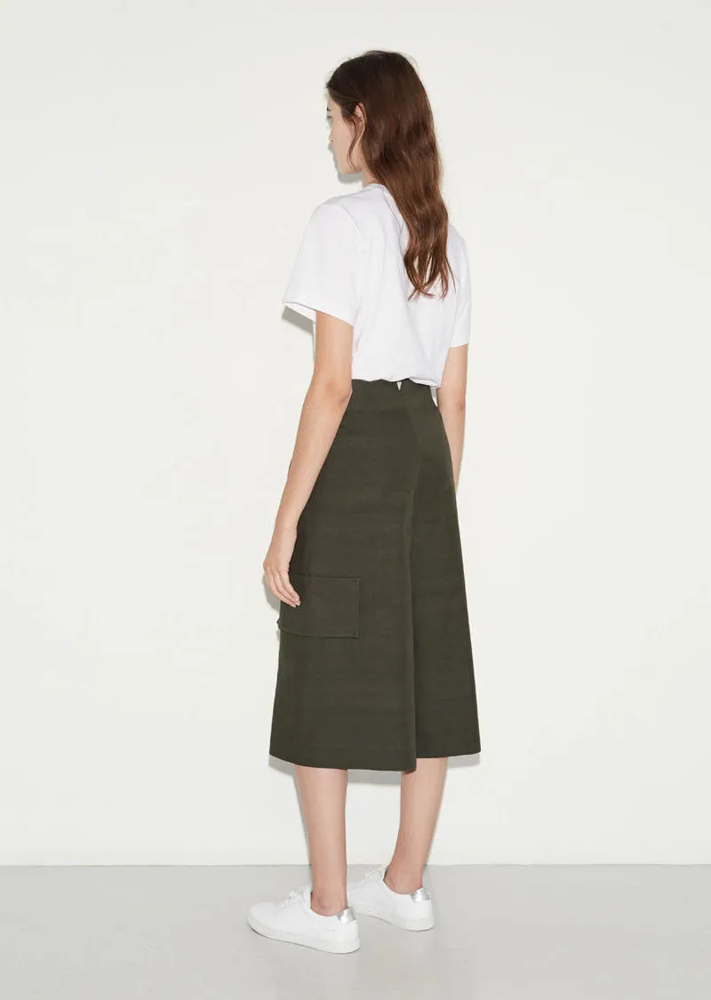 Midi Pocket Wrap Trouser