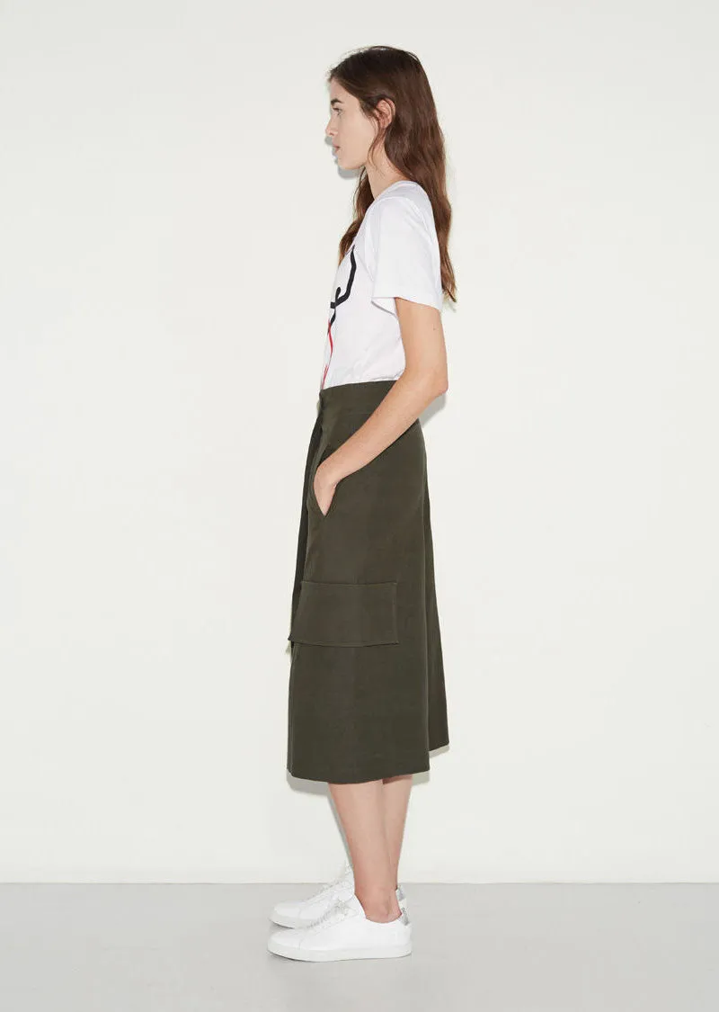 Midi Pocket Wrap Trouser