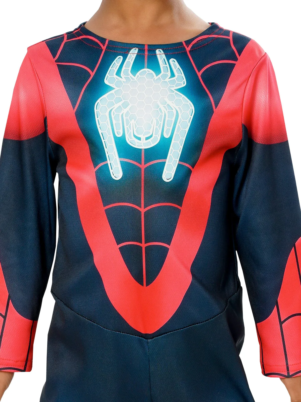 Miles Morales Spider-Man Glow in the Dark Costume for Toddlers - Marvel Spidey & His Amazing Friends