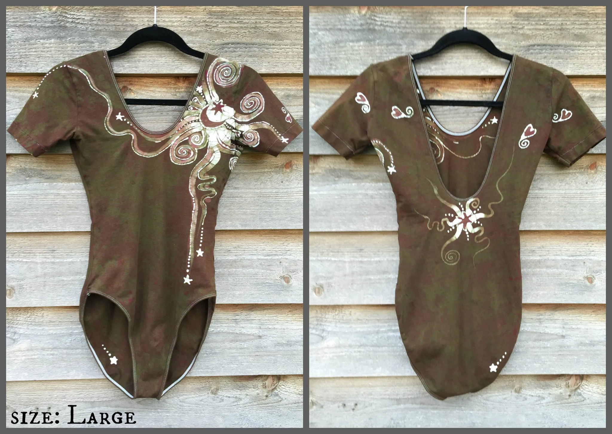 Mushroom Collector Batik Dance Leotard