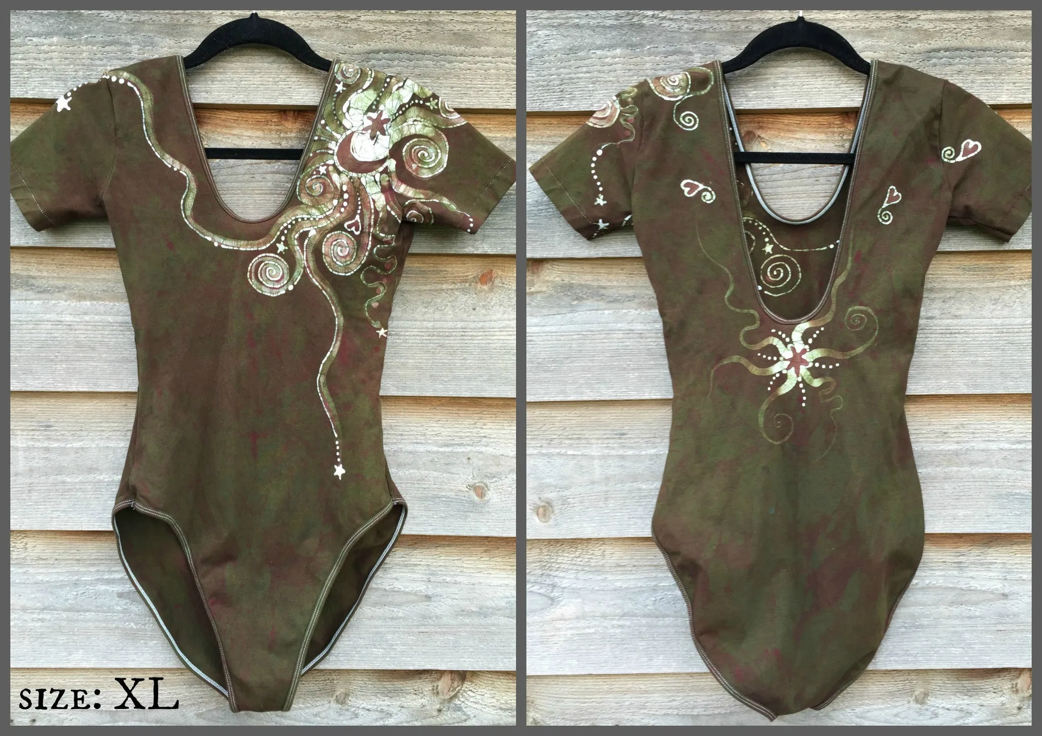 Mushroom Collector Batik Dance Leotard