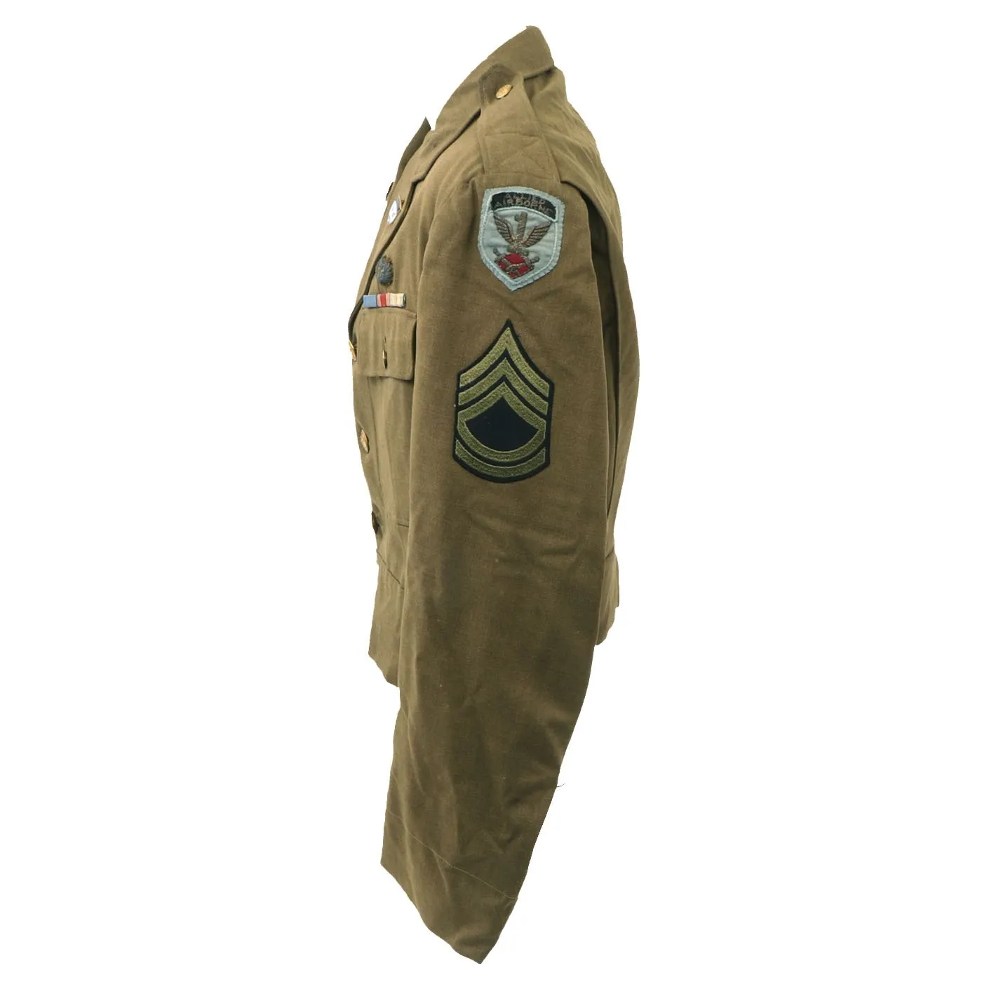 Original U.S. WWII OSS 1st Allied Airborne Ike Jacket from Book - Heroes in our Midst Volume 3