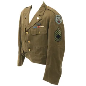 Original U.S. WWII OSS 1st Allied Airborne Ike Jacket from Book - Heroes in our Midst Volume 3