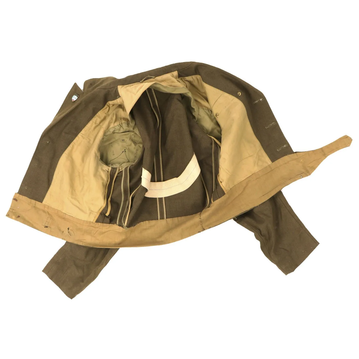 Original U.S. WWII OSS 1st Allied Airborne Ike Jacket from Book - Heroes in our Midst Volume 3