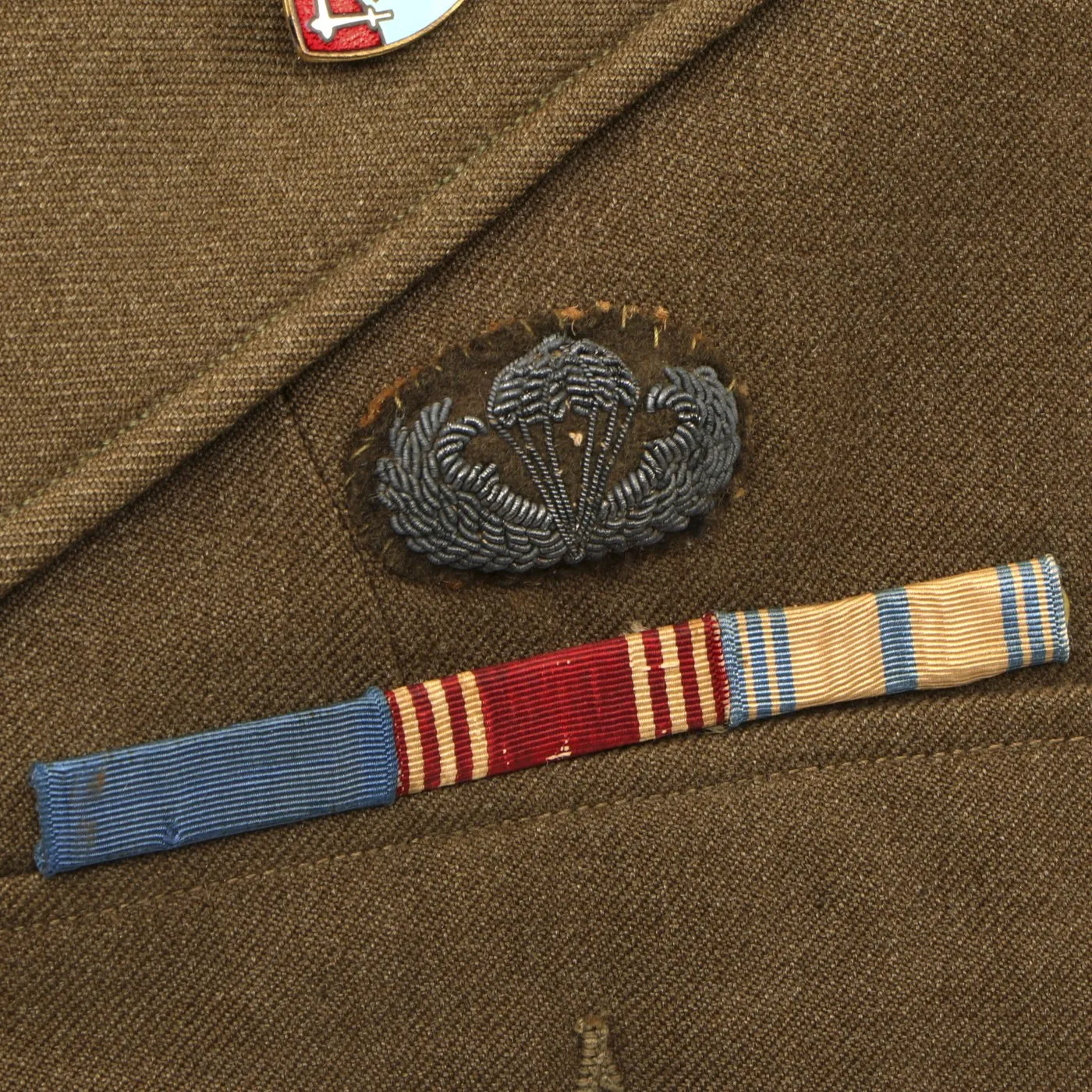 Original U.S. WWII OSS 1st Allied Airborne Ike Jacket from Book - Heroes in our Midst Volume 3