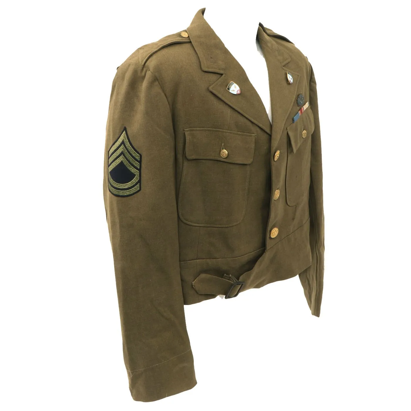 Original U.S. WWII OSS 1st Allied Airborne Ike Jacket from Book - Heroes in our Midst Volume 3