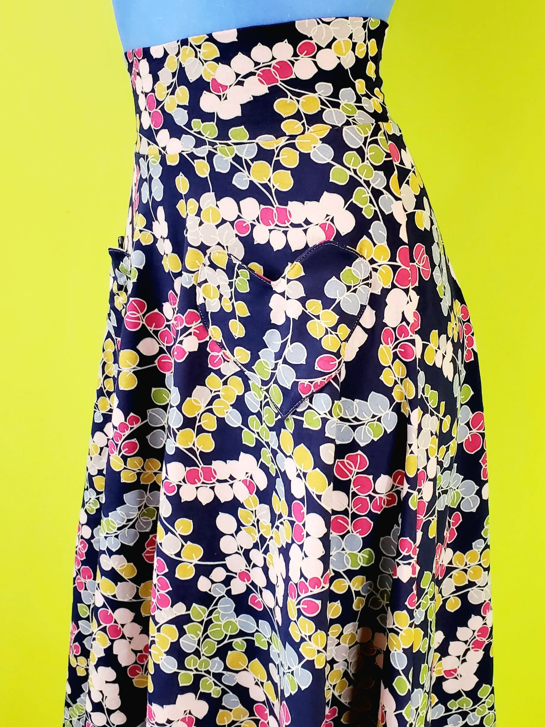 Picnic Skirt in Super Bloom Print by Effie's Heart