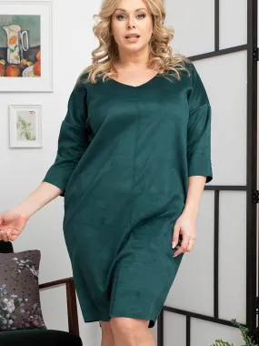 Plus size dress model 175218 Karko