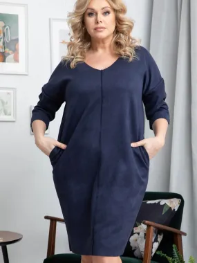 Plus size dress model 175220 Karko