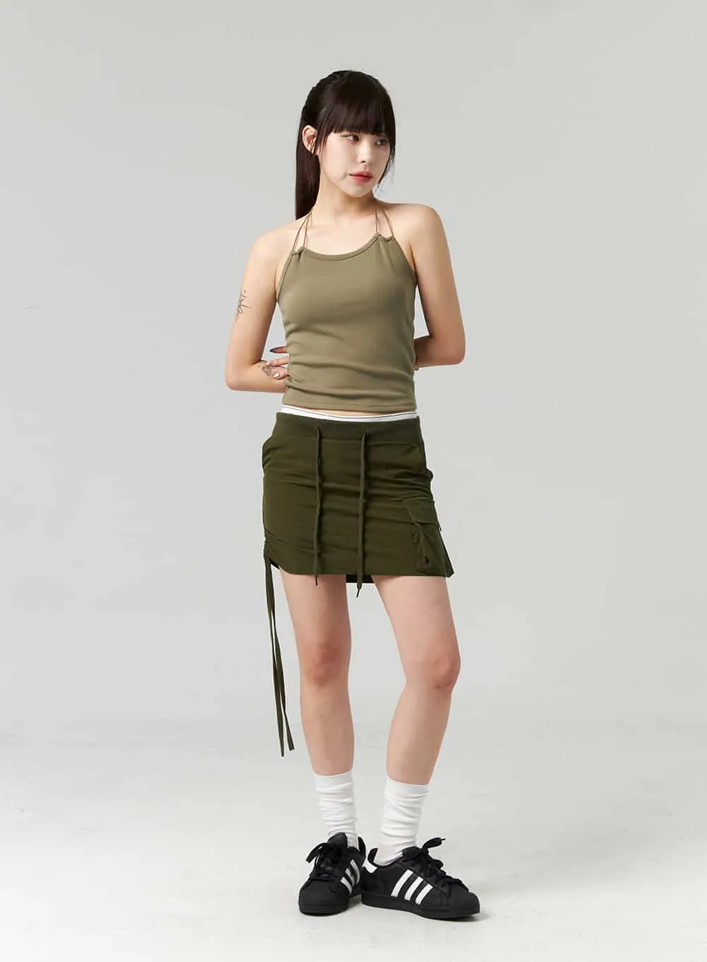 Pocket Mini Sweat Skirt CL324