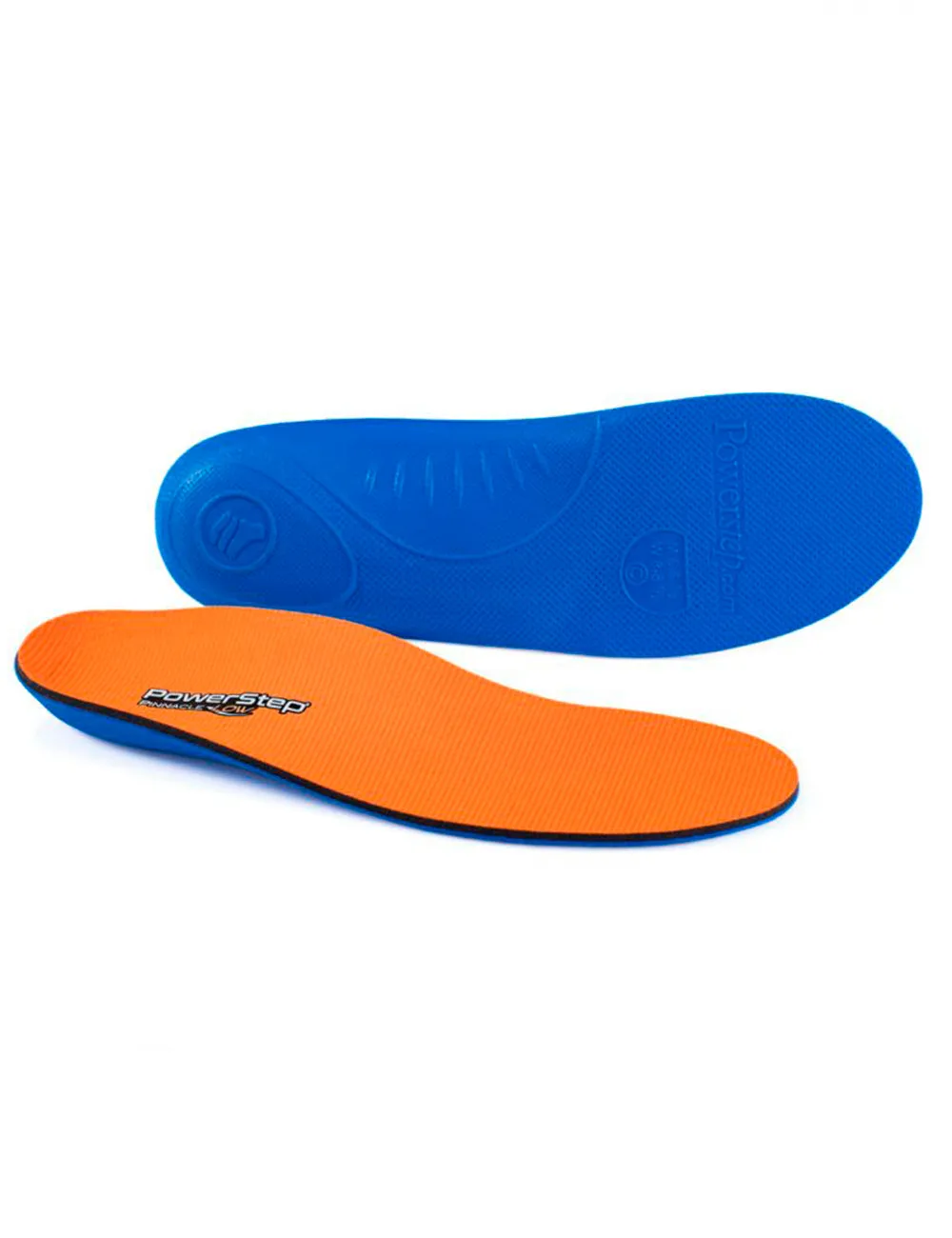 Powerstep Pinnacle Insole | Full Length Insoles Ideal for plantar fasciiitis | Color Orange | For Women and Men