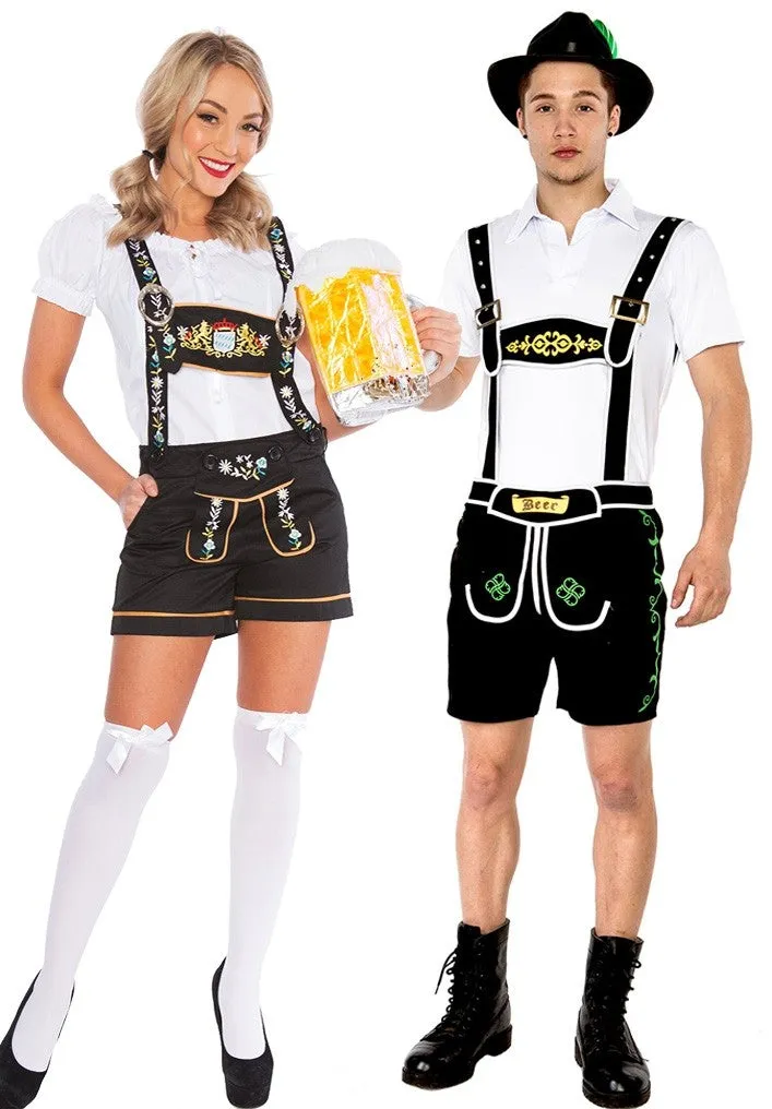 PREMIUM Couple Lederhosen Oktoberfest Costume