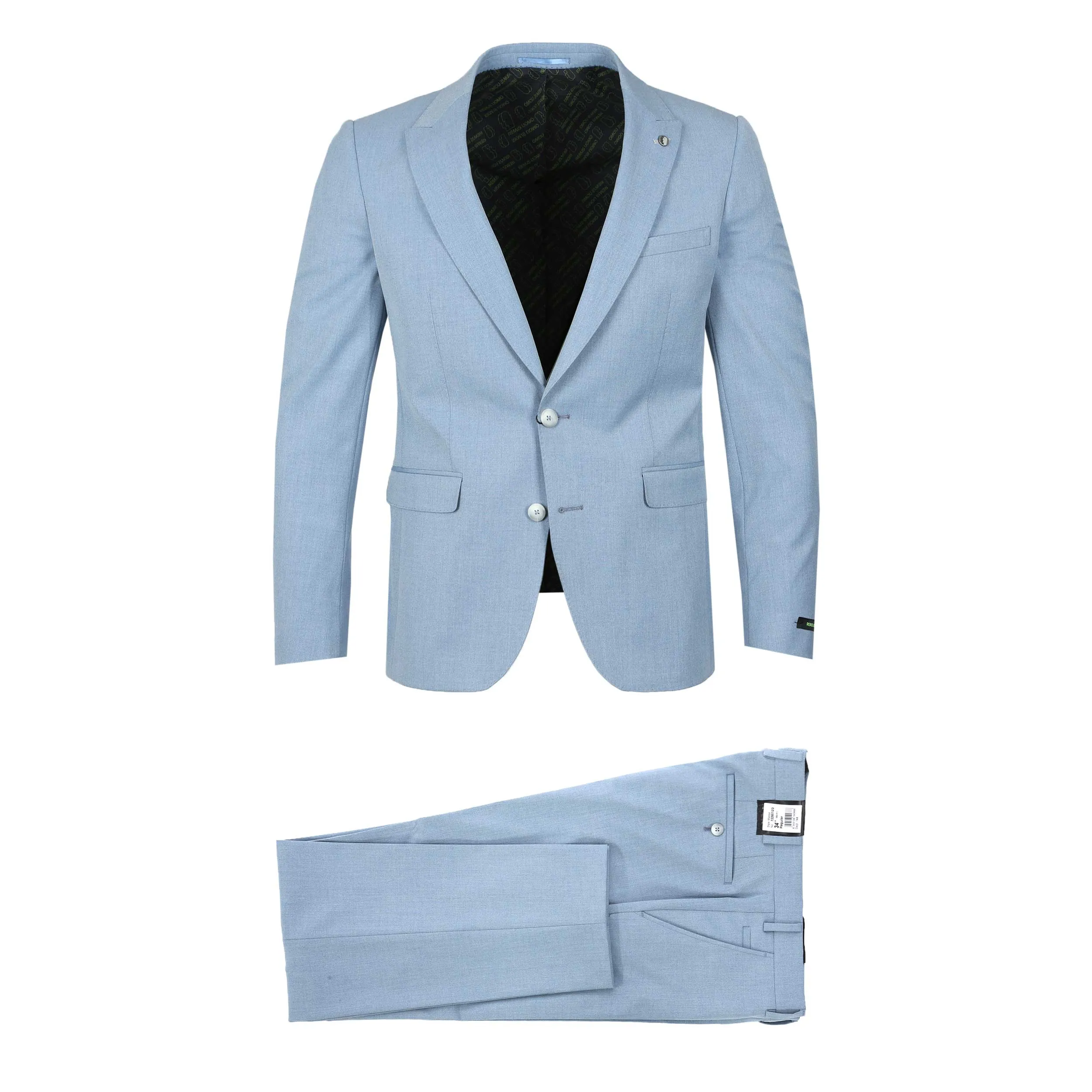 Remus Uomo Massa Trouser in Sky Blue