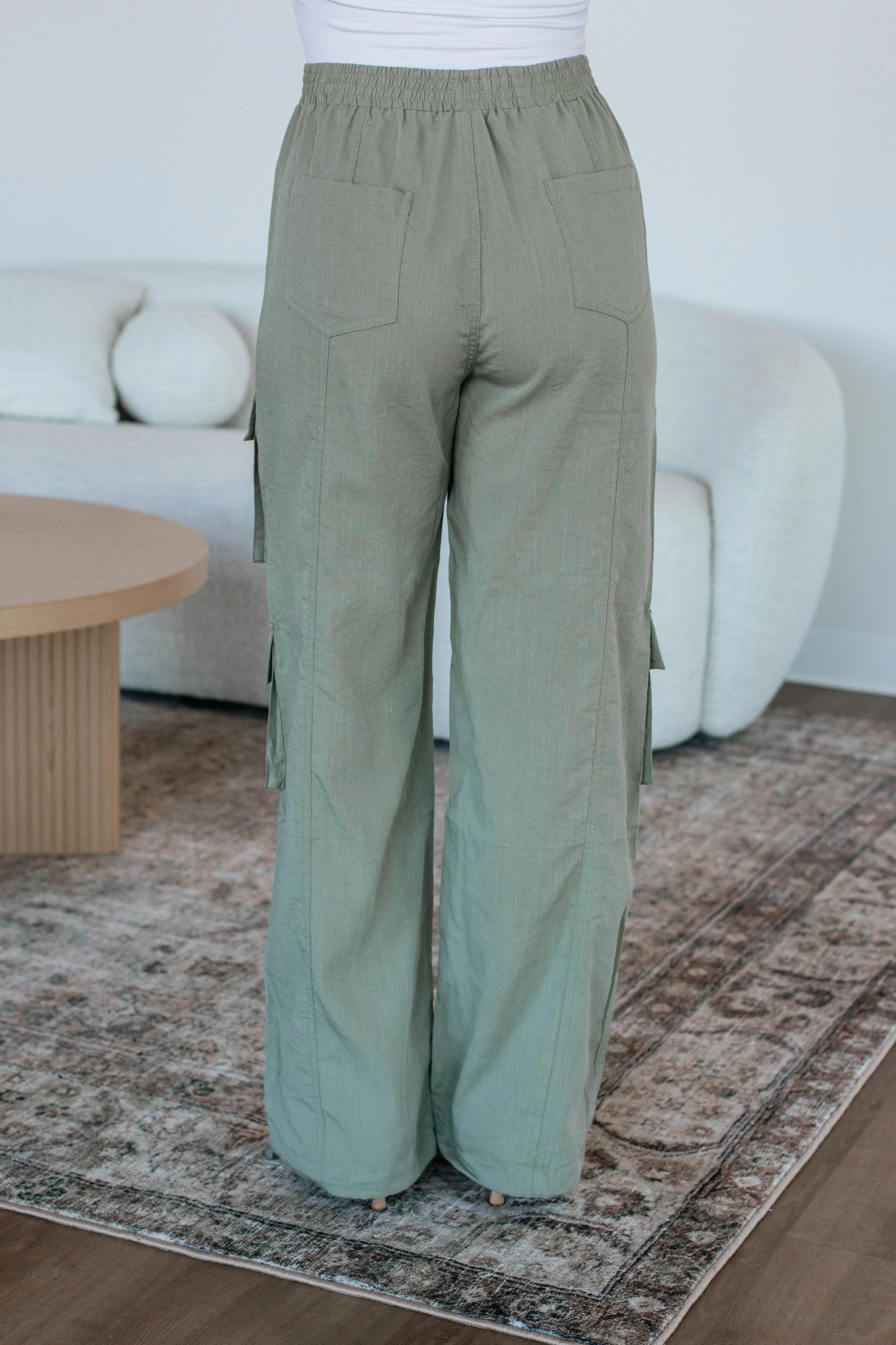 Ronni Cargo Pants - Light Olive