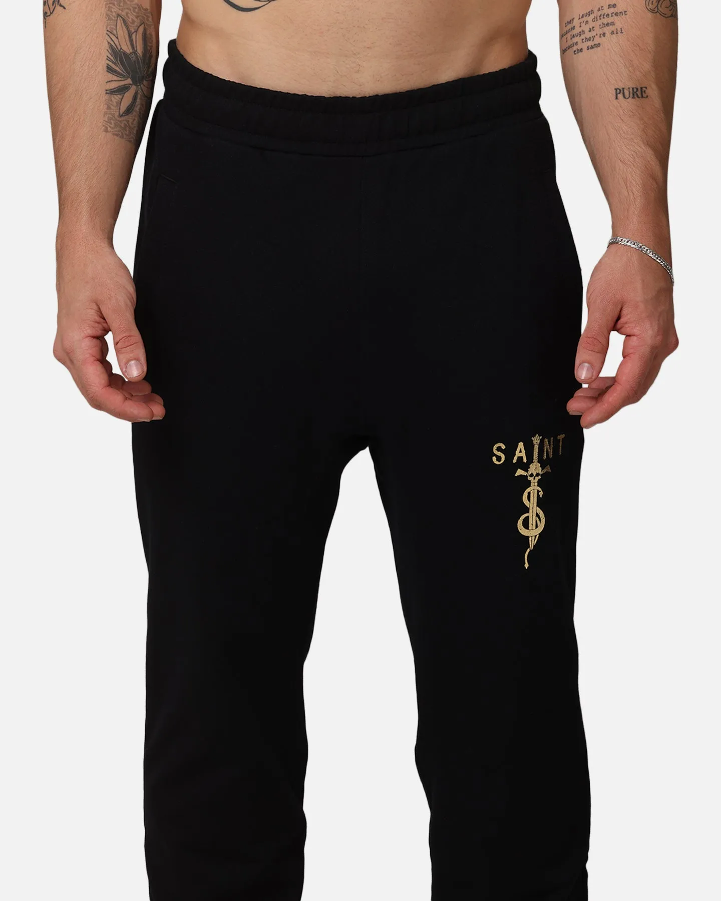 Saint Morta Daggers Sweatpants Black/Gold