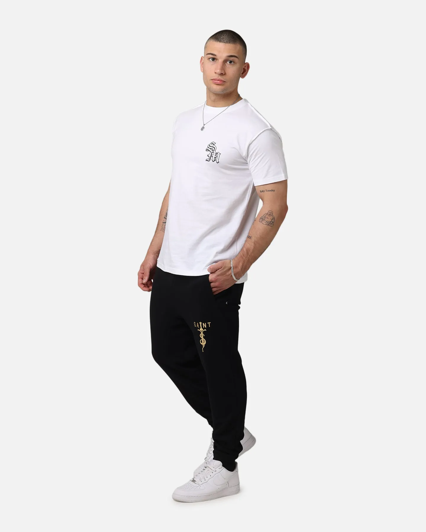 Saint Morta Daggers Sweatpants Black/Gold