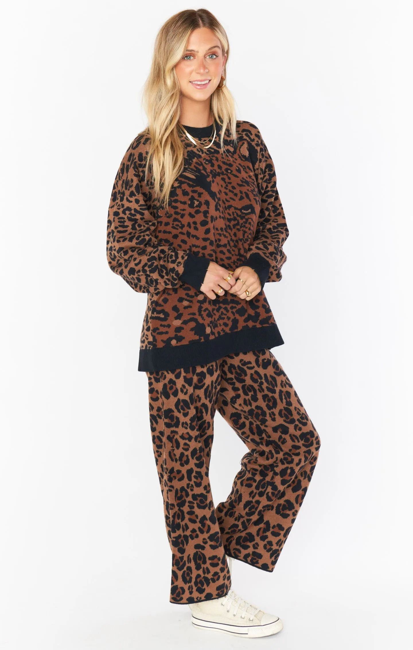 Scout Sweater ~ Leopard Knit