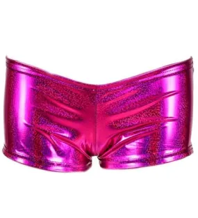 Shiny Hot Pants - Pink