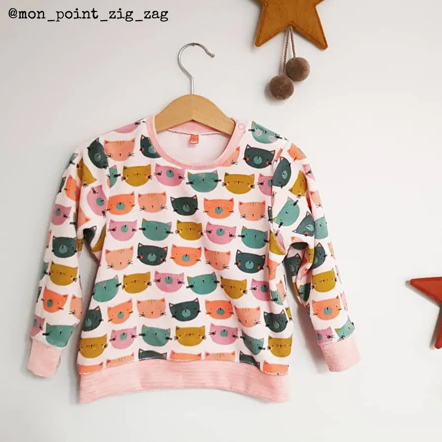 SINTRA sweatshirt - Baby 6M/4Y - Paper Sewing Pattern