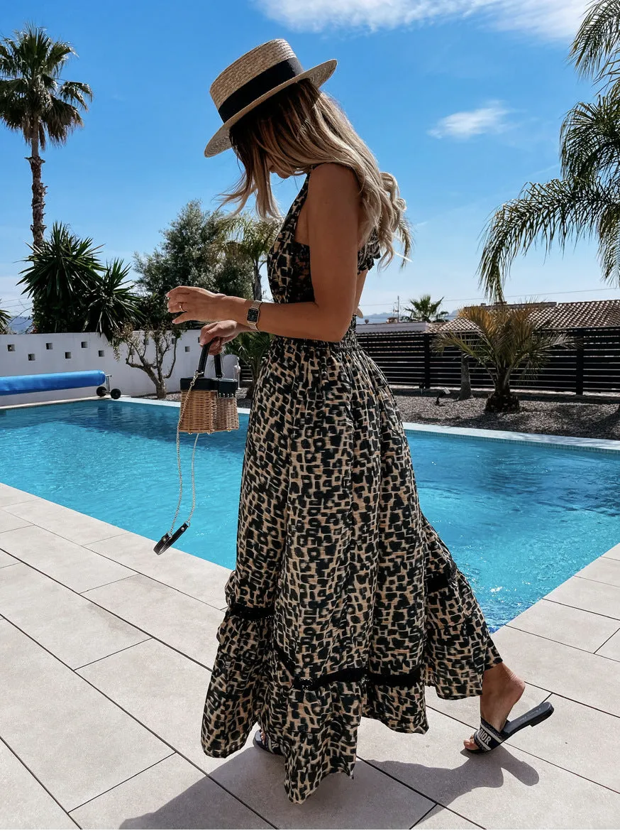 Summer Women's New Bohemian Print Fashion Dress