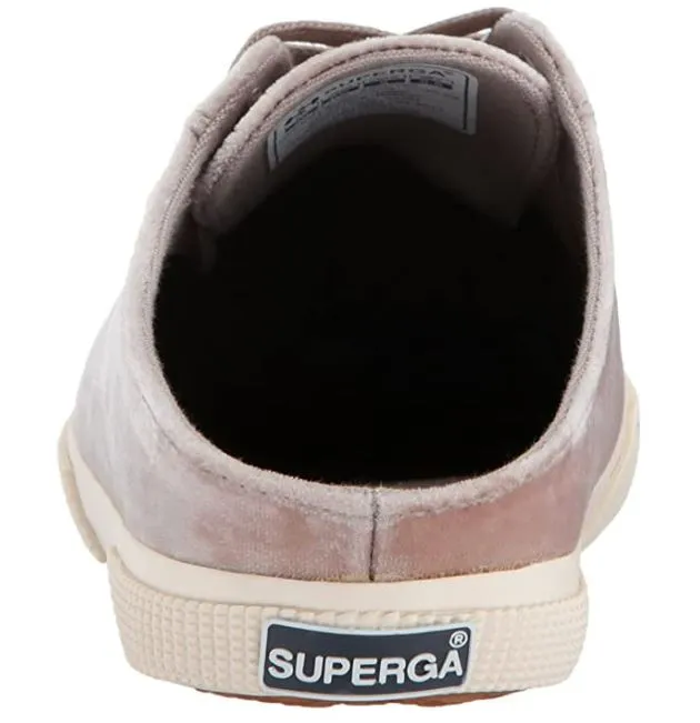 SUPERGA - CRUSHVELLUTOW VELVET SLIDE SNEAKERS **FREE SHIPPING**