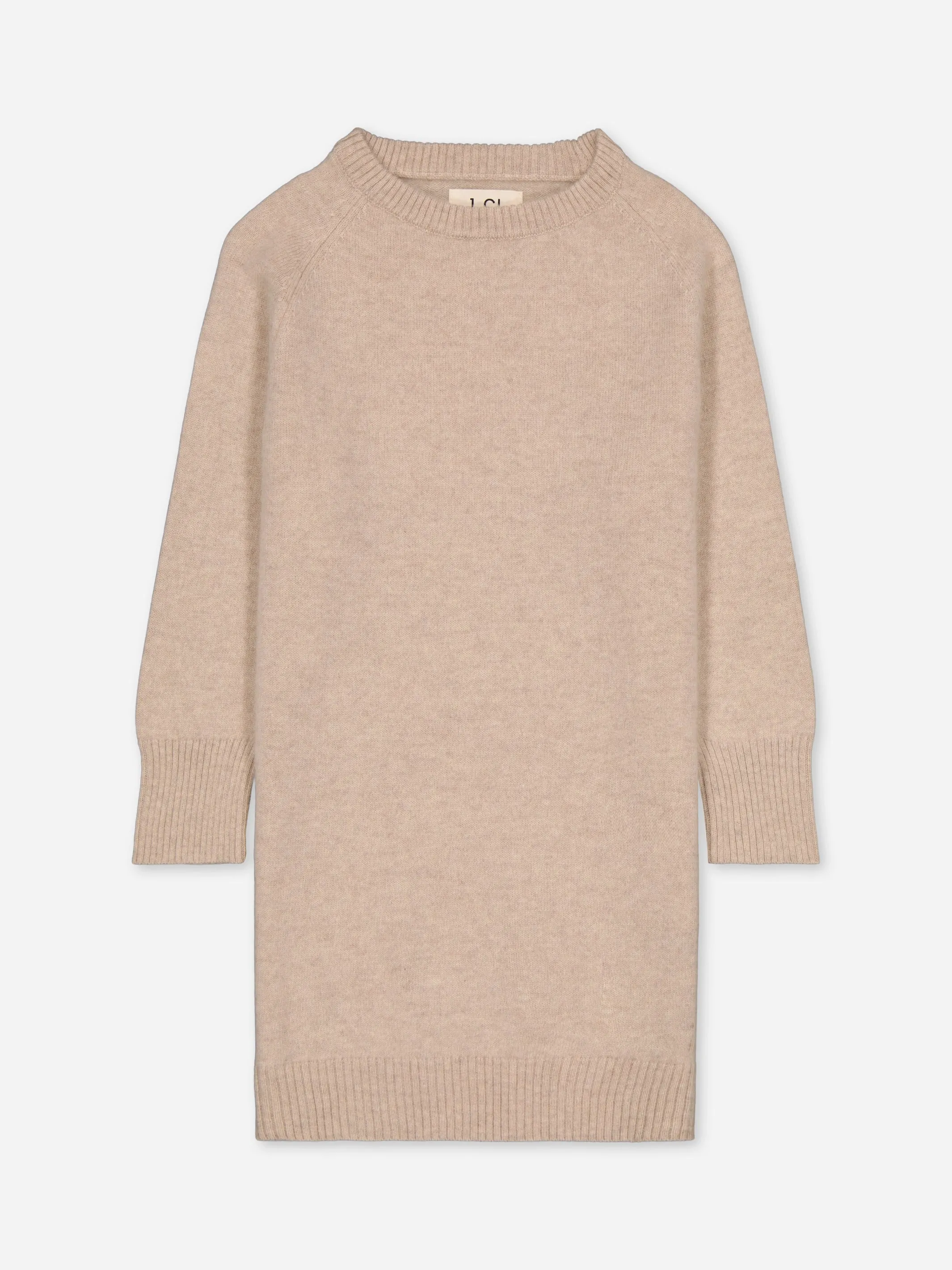 SWEATER DRESS BEIGE