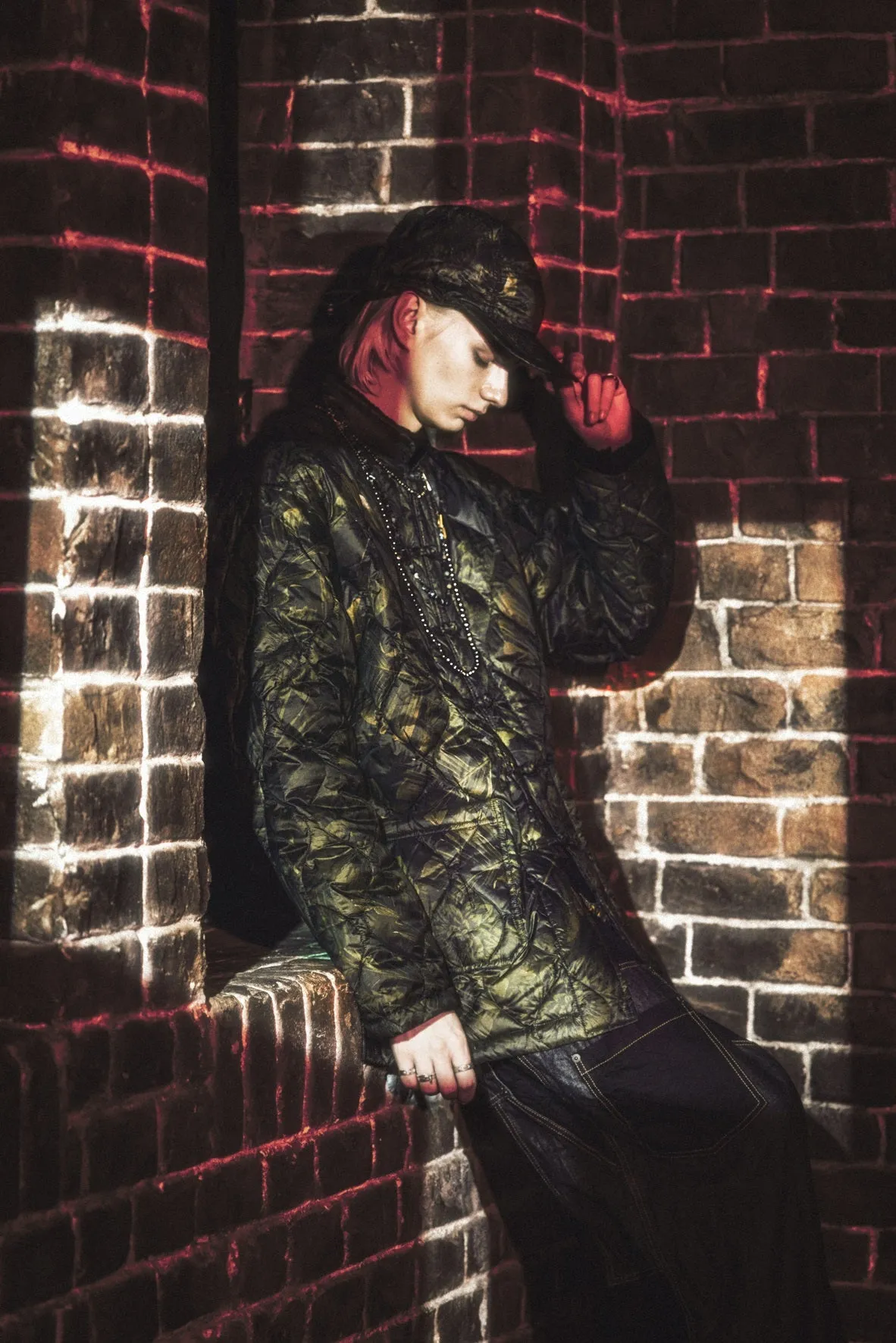 【S'YTE X TAION】DAHLIA CAMOUFLAGE QUILTED DOWN CHINA JACKET