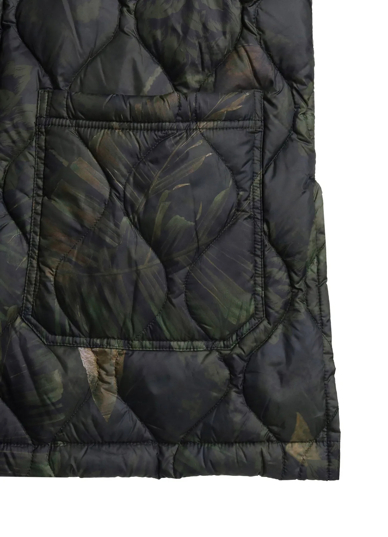 【S'YTE X TAION】DAHLIA CAMOUFLAGE QUILTED DOWN CHINA JACKET