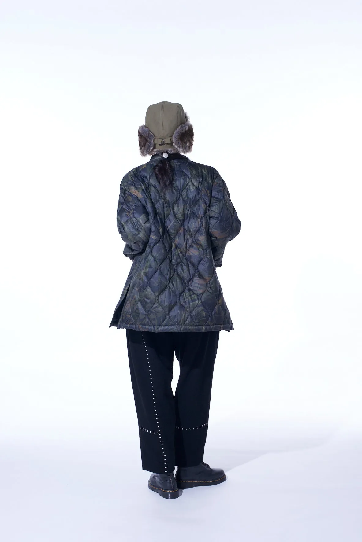 【S'YTE X TAION】DAHLIA CAMOUFLAGE QUILTED DOWN CHINA JACKET