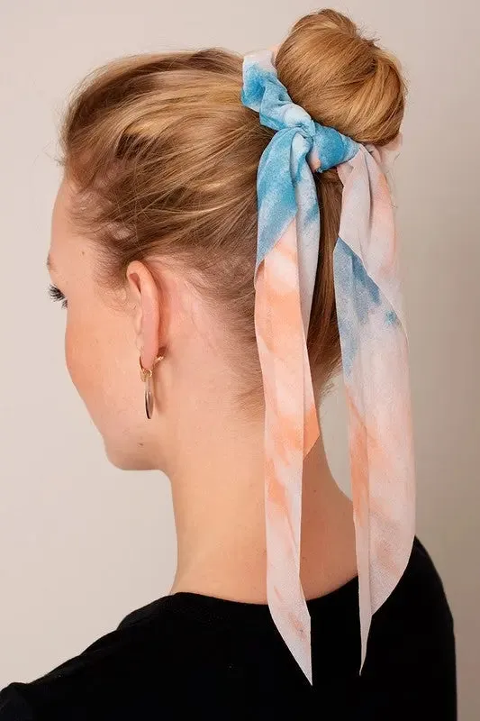 Tie-Die Multi-Function Scrunchy with Neckerchief