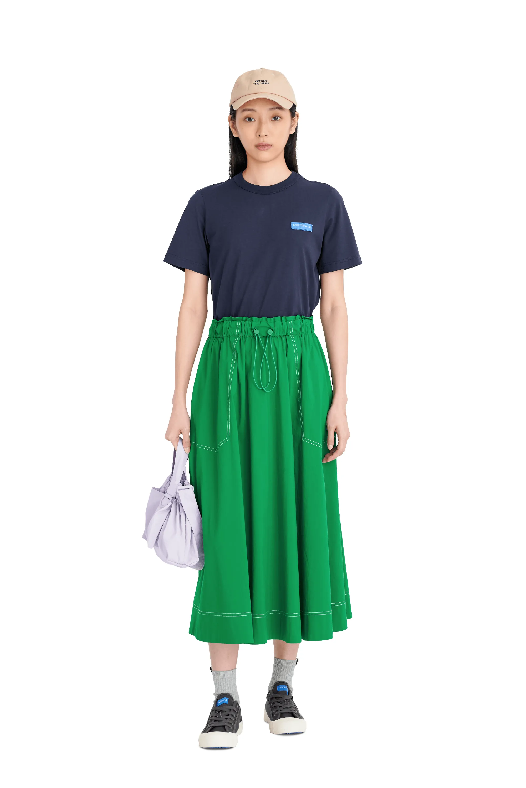 Toggle Midi Skirt