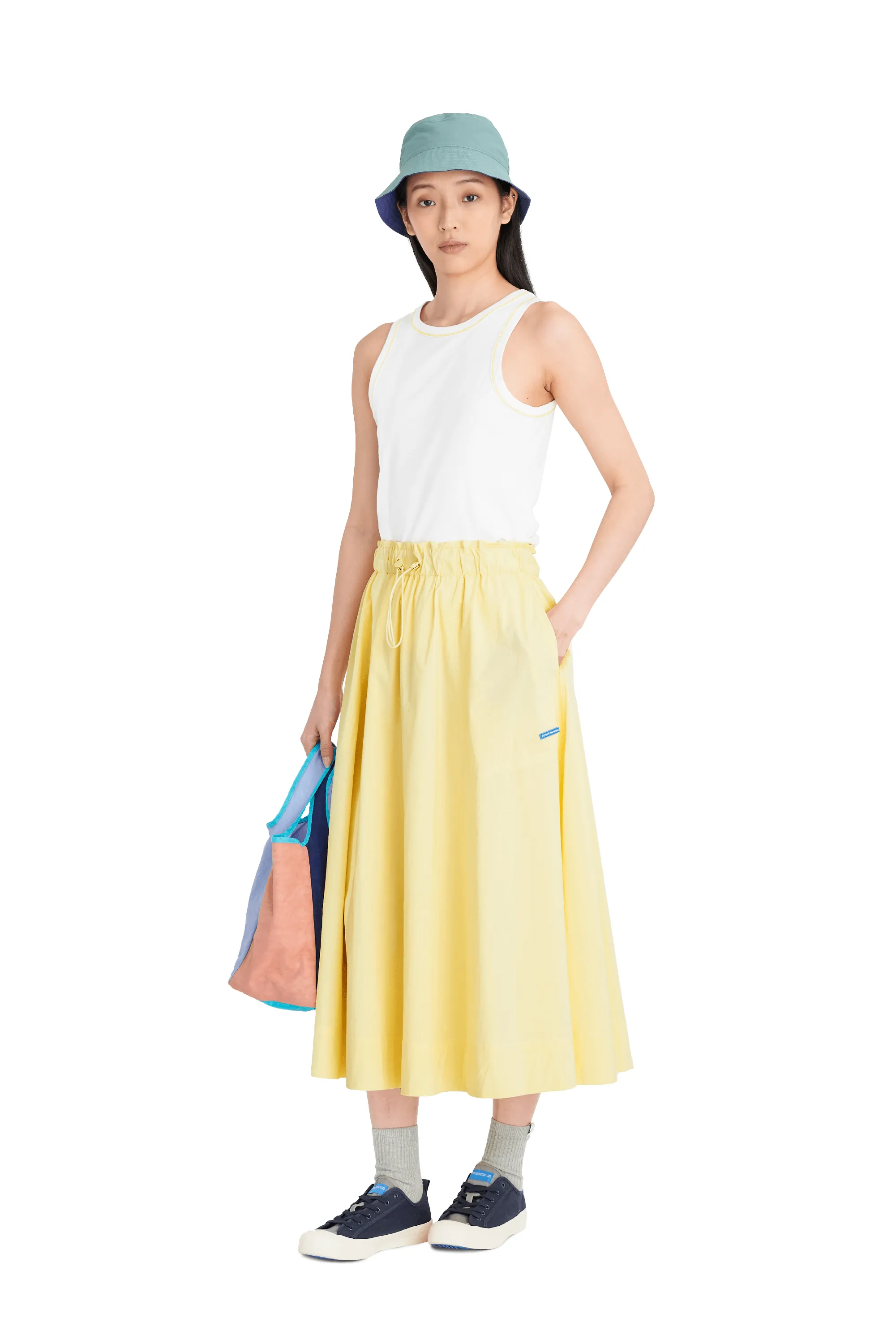 Toggle Midi Skirt