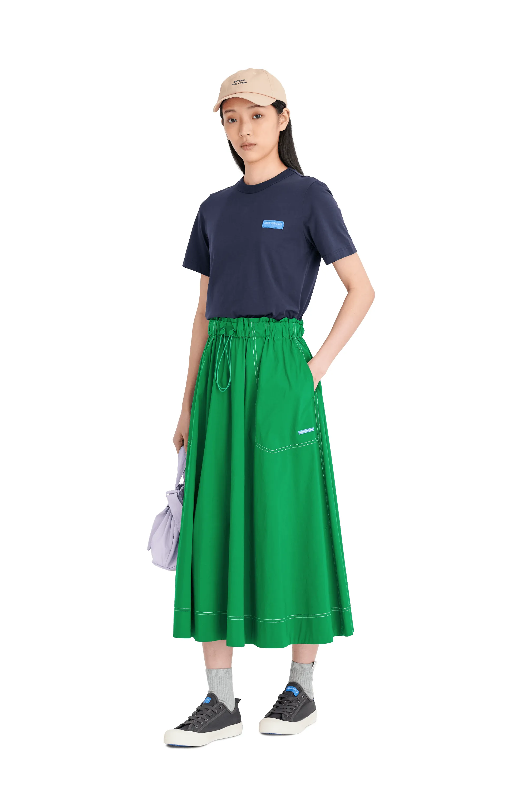 Toggle Midi Skirt