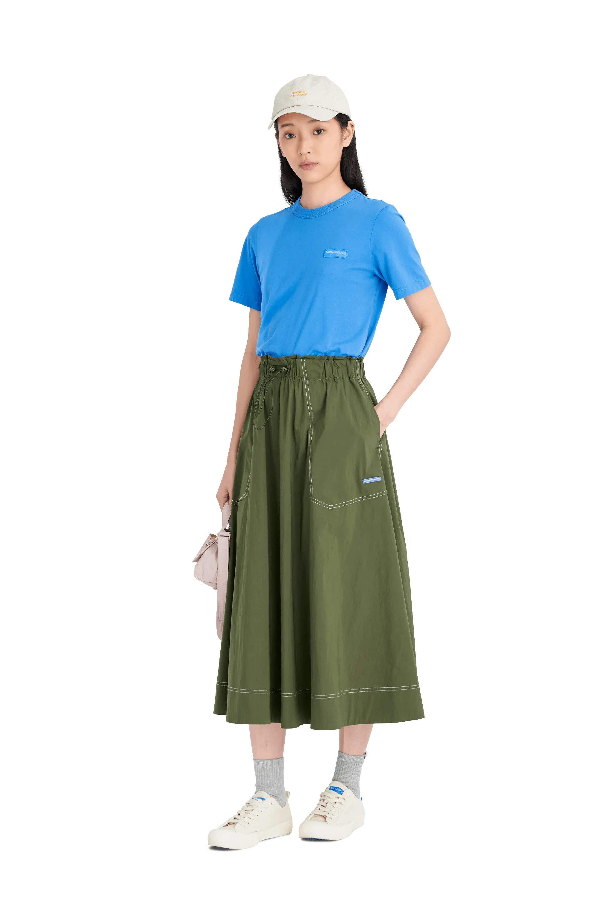 Toggle Midi Skirt