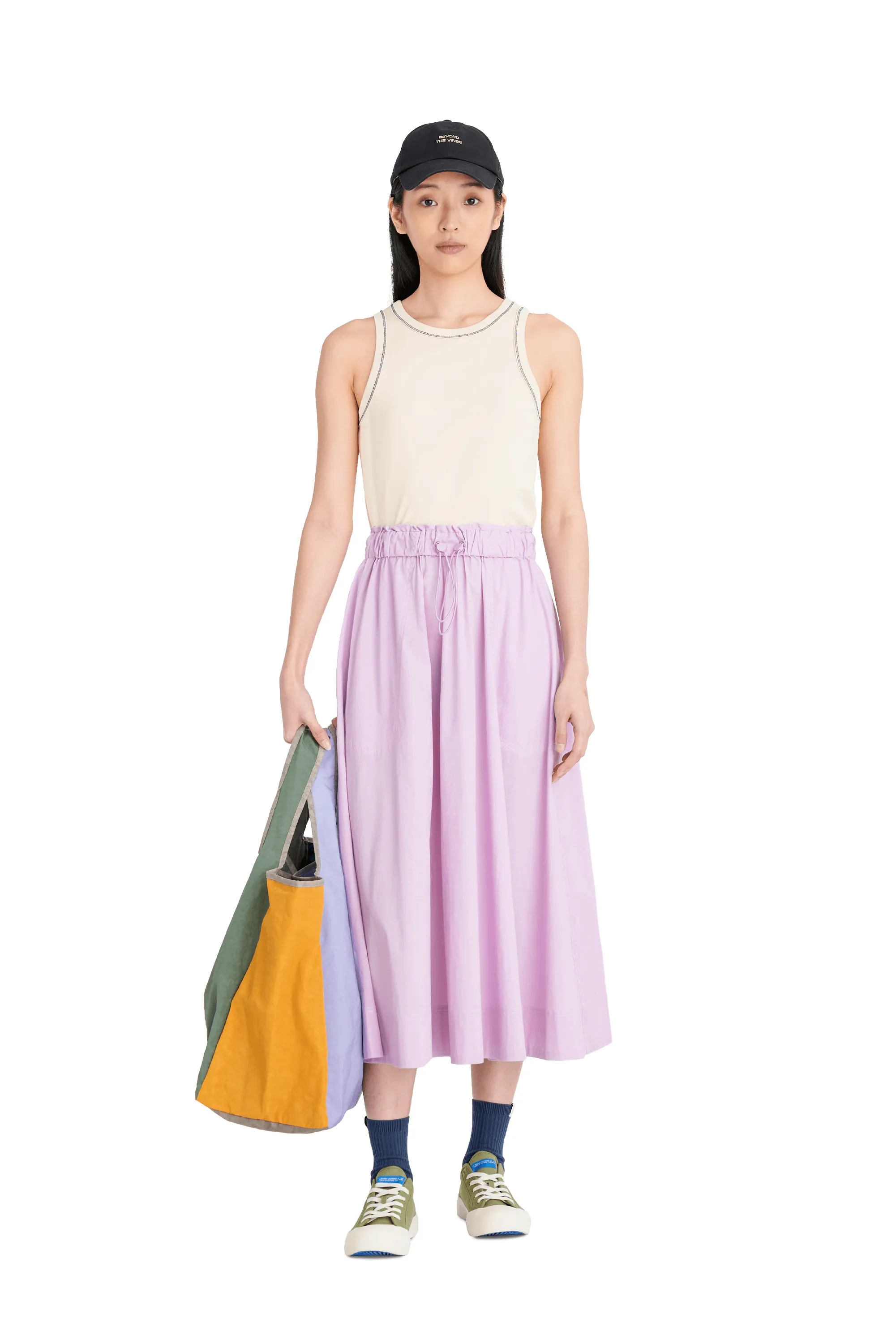 Toggle Midi Skirt