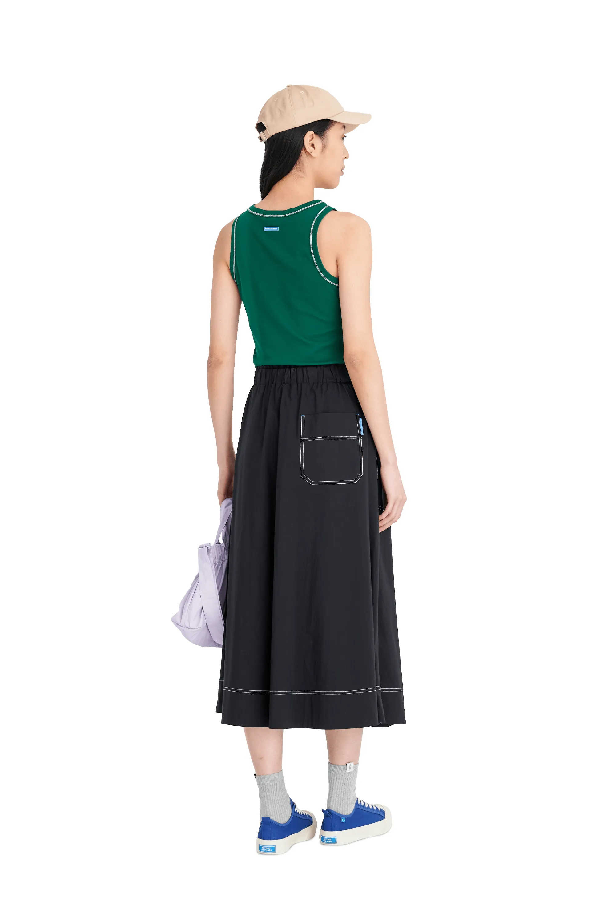 Toggle Midi Skirt