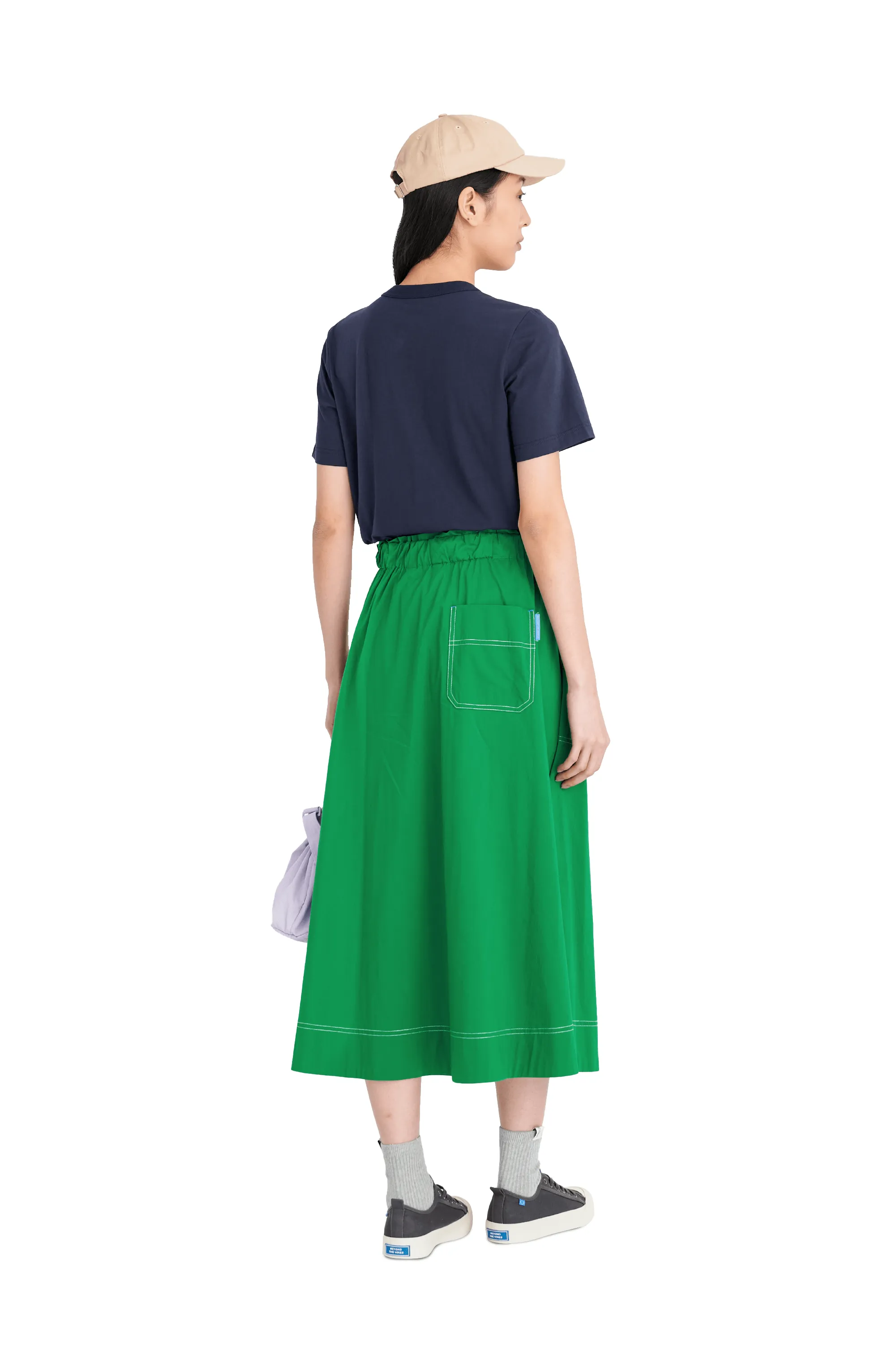 Toggle Midi Skirt