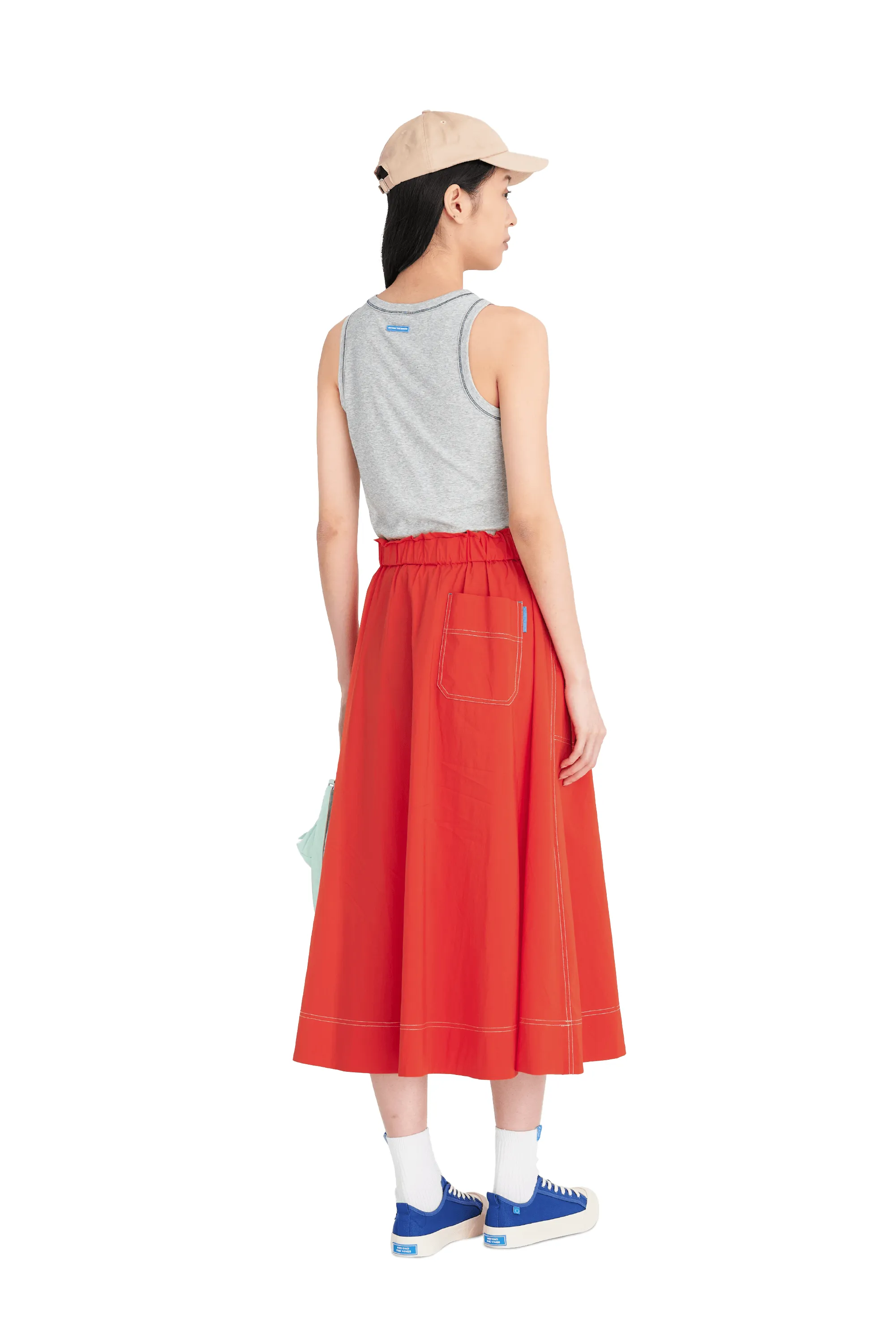 Toggle Midi Skirt