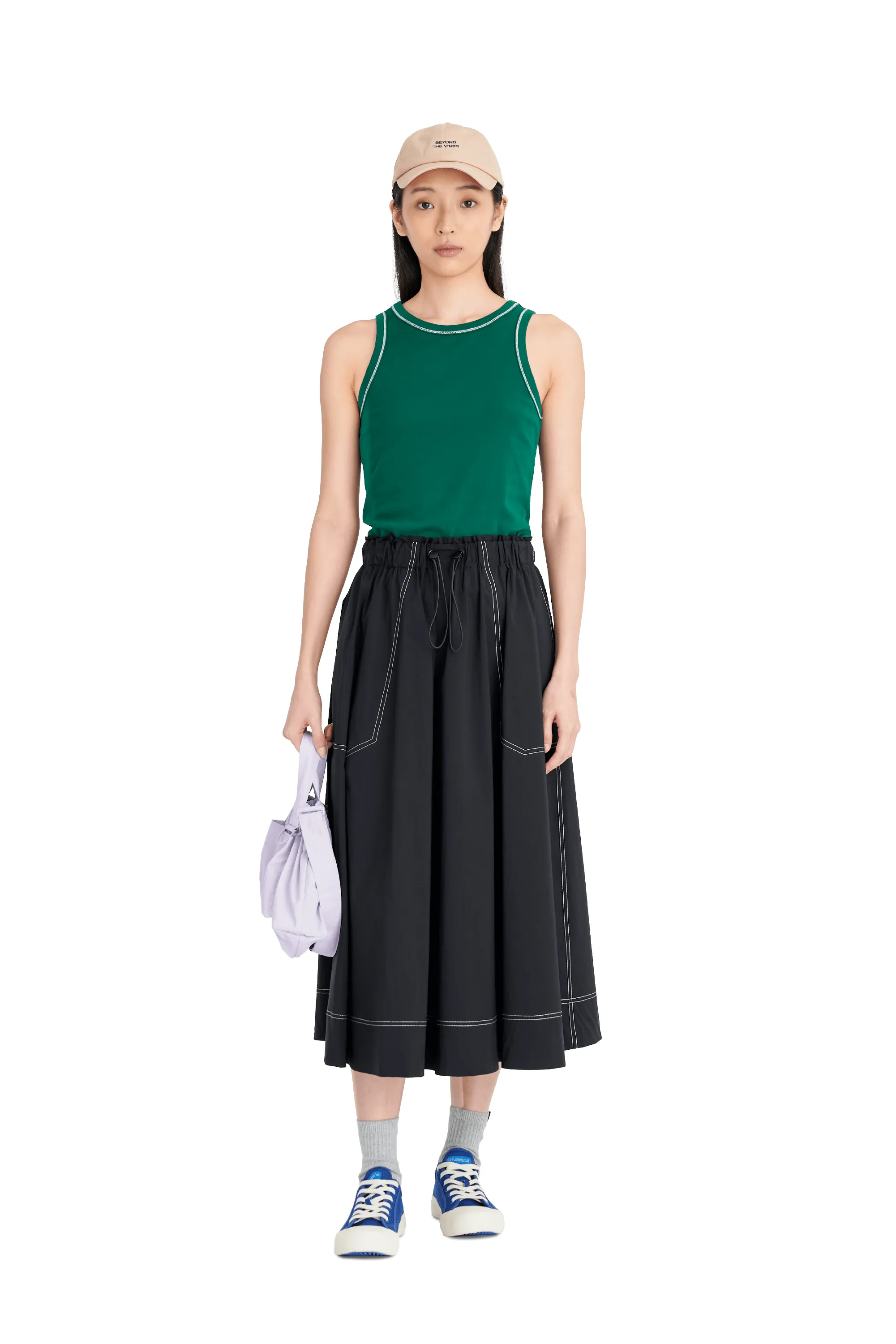 Toggle Midi Skirt