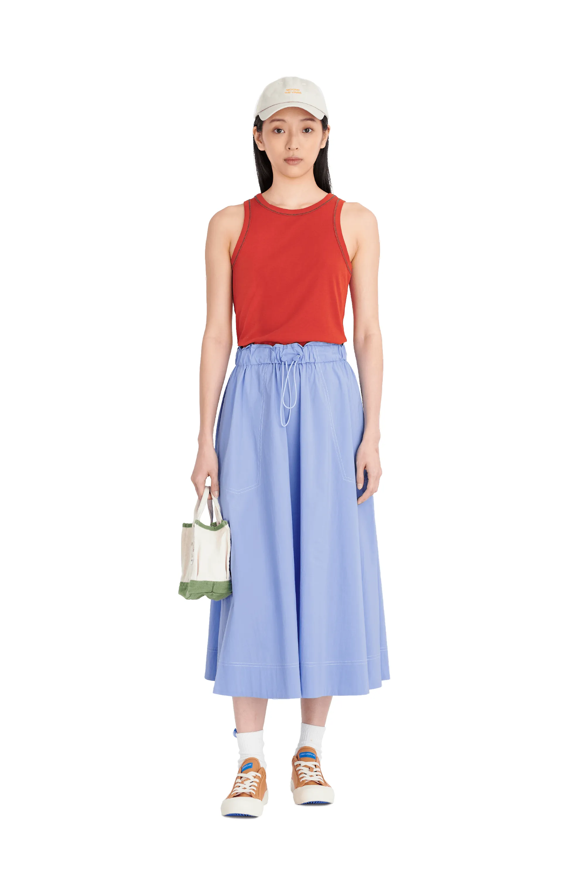 Toggle Midi Skirt