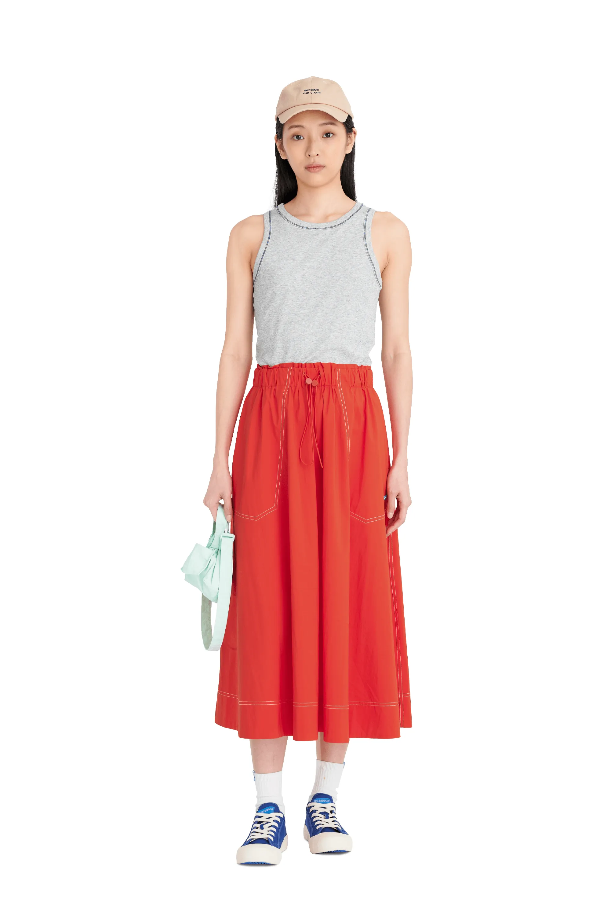 Toggle Midi Skirt