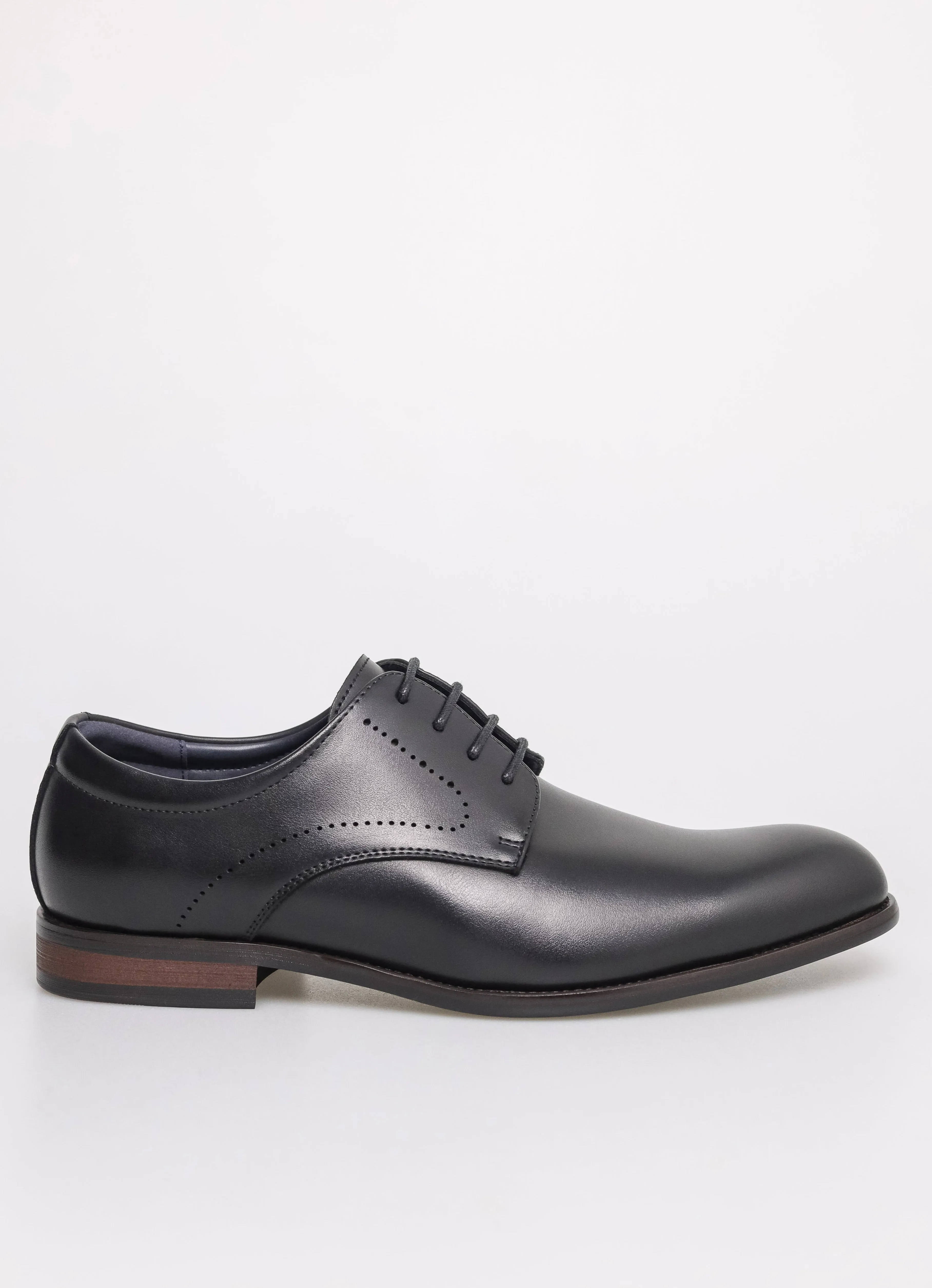 Tomaz F399 Men's Plain Toe Derby (Black)