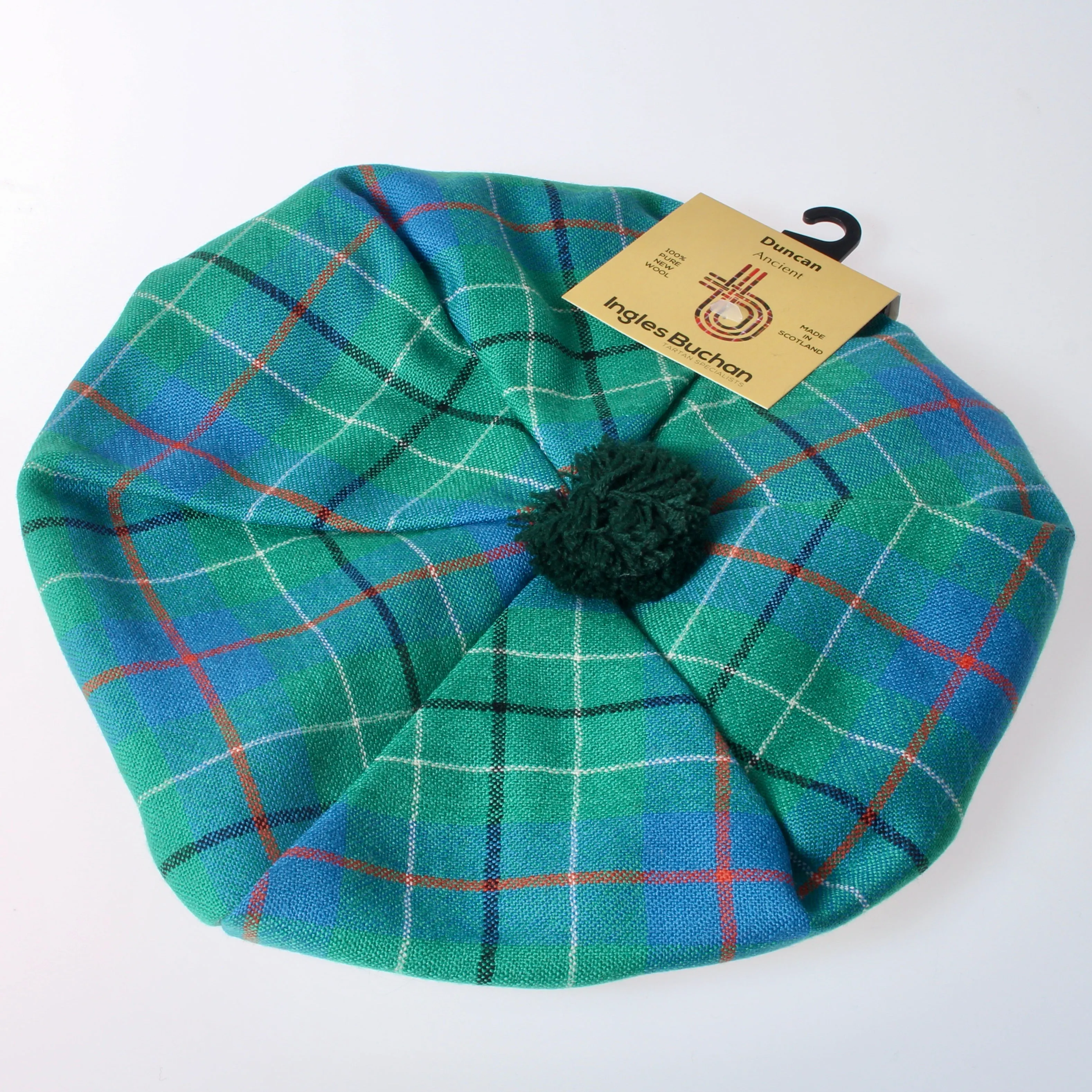 Unisex Wool Tam in Duncan Ancient Tartan