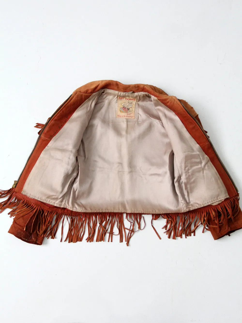 vintage 1950s Roy Rogers leather children's jacket