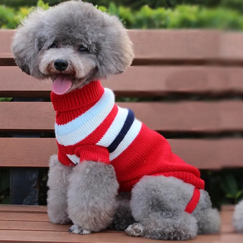 Warm Pet Clothes for Small Medium Dogs Winter Christmas Dogs Sweater